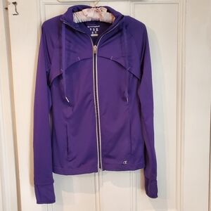 Champion Purple Zip Up Sweater